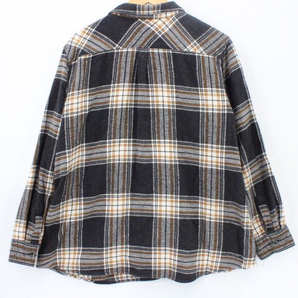 Natural Reflections Flannel Shirt Women Multicolor Plaid Button Down Collared 1X - Picture 7 of 9